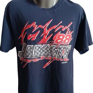 Vintage T-Shirt XL NASCAR Winston Cup 1990's 1999 Dale Jarrett Champion Blue